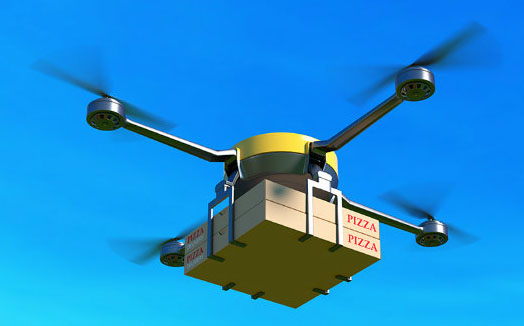 маркетинг доставка еды дронами
